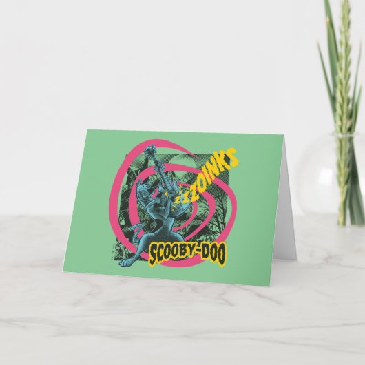 Scooby-Doo Zoinks Punk Guitar Graphic Karte (Vorderseite)