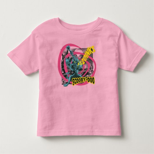 Scooby-Doo Zoinks Punk Guitar Graphic Kleinkind T-shirt (Vorderseite)