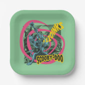 Scooby-Doo Zoinks Punk Guitar Graphic Pappteller (Vorderseite)