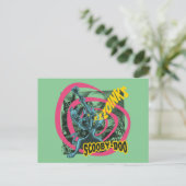 Scooby-Doo Zoinks Punk Guitar Graphic Postkarte (Stehend Vorderseite)