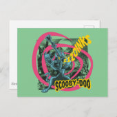 Scooby-Doo Zoinks Punk Guitar Graphic Postkarte (Vorne/Hinten)