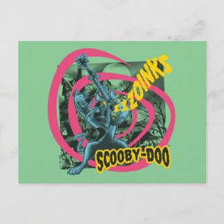 Scooby-Doo Zoinks Punk Guitar Graphic Postkarte