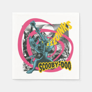 Scooby-Doo Zoinks Punk Guitar Graphic Serviette