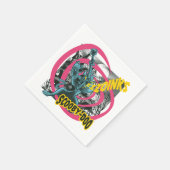 Scooby-Doo Zoinks Punk Guitar Graphic Serviette (Ecke)
