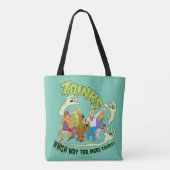 Scooby-Doo | Zoinks Welcher Weg für mehr Süßigkeit Tasche (Rückseite)