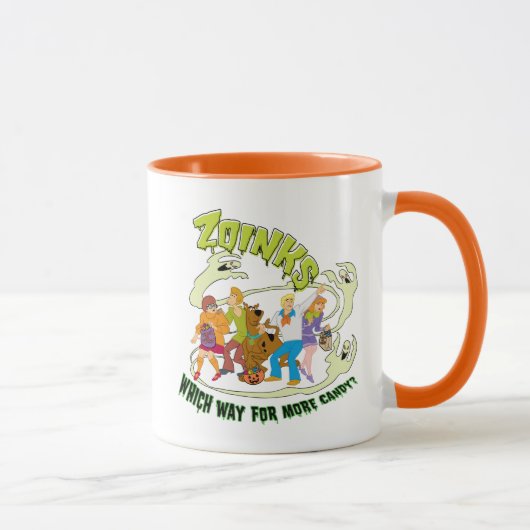 Scooby-Doo | Zoinks Welcher Weg für mehr Süßigkeit Tasse (Rechts)