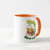 Scooby-Doo | Zoinks Welcher Weg für mehr Süßigkeit Tasse (VorderseiteRechts)