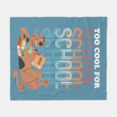 Scooby-Doo zu Cool für die Schule Fleecedecke (Vorderseite (Horizontal))
