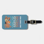 Scooby-Doo zu Cool für die Schule Gepäckanhänger (Vorderseite horizontal)