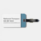 Scooby-Doo zu Cool für die Schule Gepäckanhänger (Rückseite horizontal)