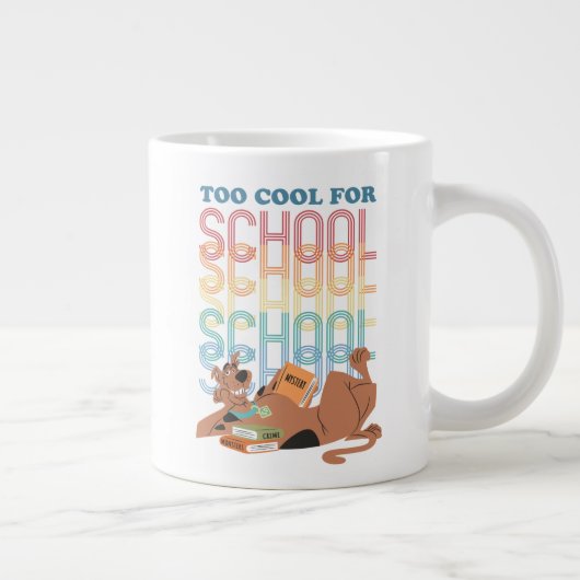 Scooby-Doo zu Cool für die Schule Jumbo-Tasse (Rechts)