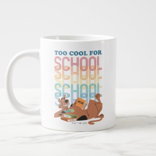 Scooby-Doo zu Cool für die Schule Jumbo-Tasse (Links)