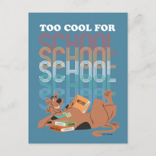 Scooby-Doo zu Cool für die Schule Postkarte