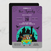 Scooby-Doo | Zwei grimmige Halloween Einladung (Vorne/Hinten)