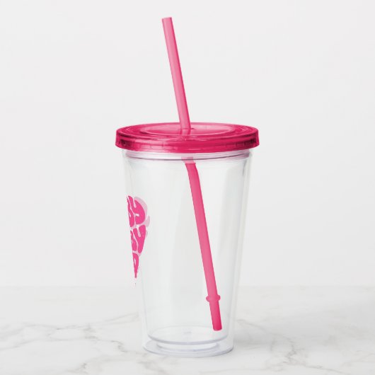 Scooby Dooby Doo Heart Acryltrinkbecher (Links)