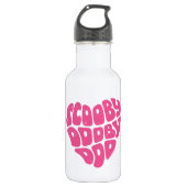 Scooby Dooby Doo Heart Edelstahlflasche (Vorderseite)