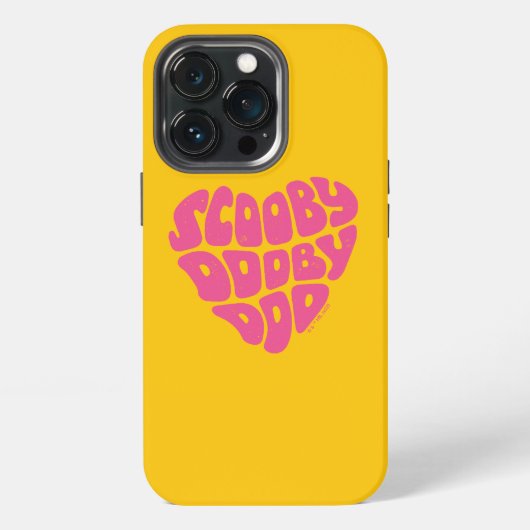 Scooby Dooby Doo Heart iPhone Hülle (Hinten)