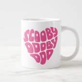 Scooby Dooby Doo Heart Jumbo-Tasse (Rechts)