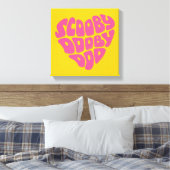 Scooby Dooby Doo Heart Leinwanddruck (Insitu (Schlafzimmer))
