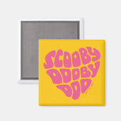 Scooby Dooby Doo Heart Magnet (Vorderseite/Rückseite)