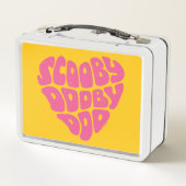 Scooby Dooby Doo Heart Metall Brotdose (Rückseite)