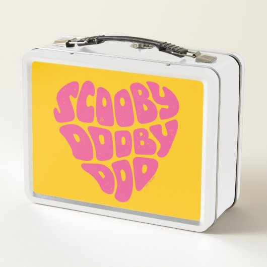 Scooby Dooby Doo Heart Metall Brotdose (Rückseite)