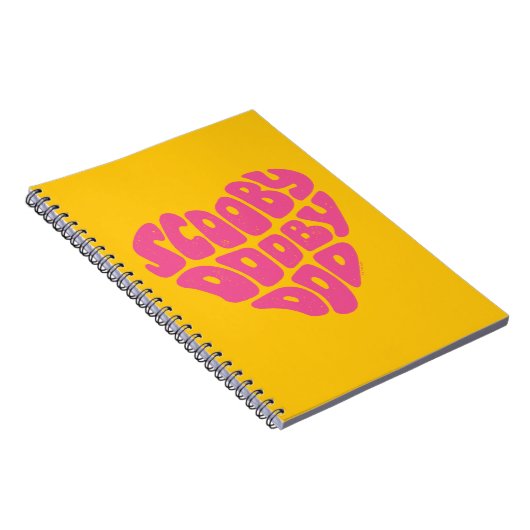 Scooby Dooby Doo Heart Notizblock (Rechte Seite)
