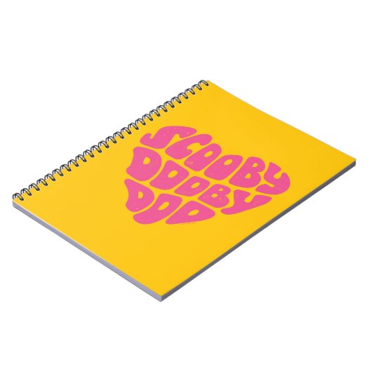 Scooby Dooby Doo Heart Notizblock (Linke Seite)