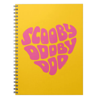 Scooby Dooby Doo Heart Notizblock