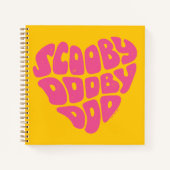 Scooby Dooby Doo Heart Notizblock (Vorderseite)