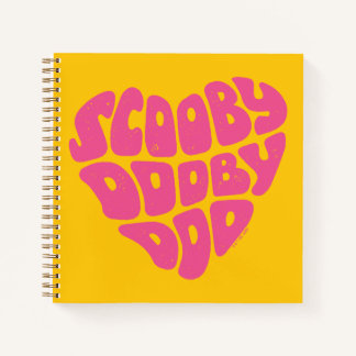 Scooby Dooby Doo Heart Notizblock