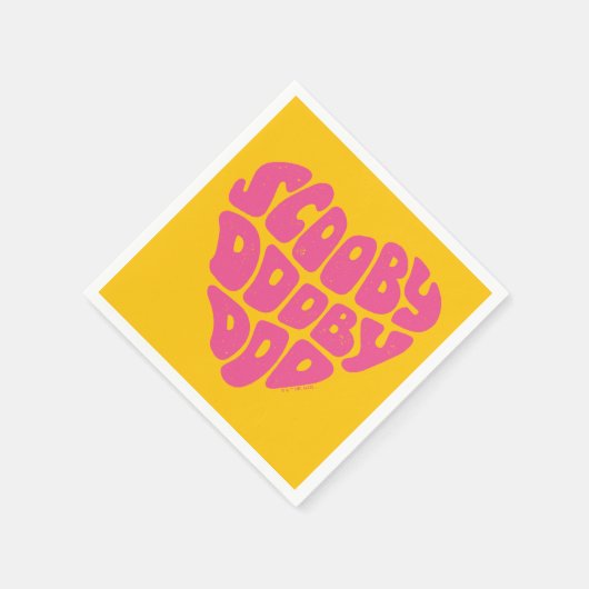 Scooby Dooby Doo Heart Serviette (Ecke)
