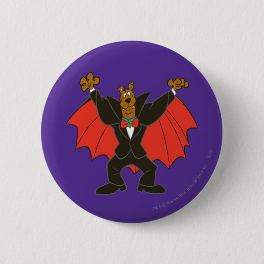 Scooby Dracula Button (Vorderseite)