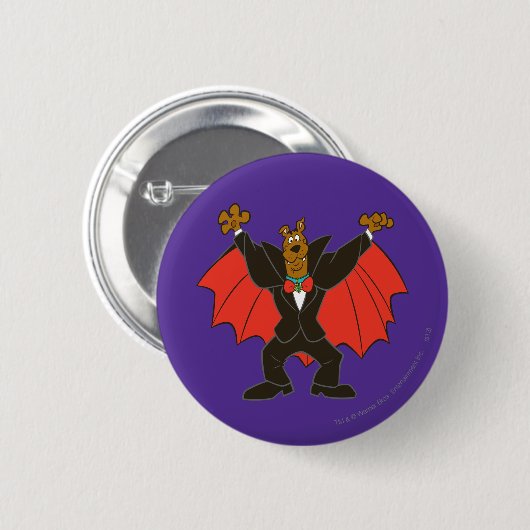 Scooby Dracula Button (Vorne & Hinten)