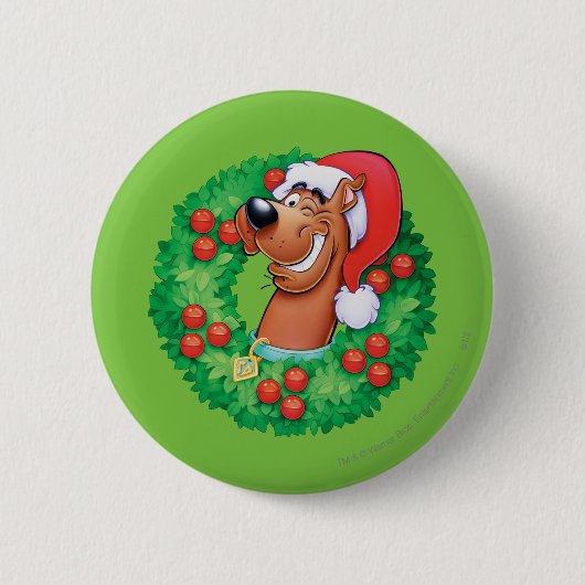 Scooby in Wreath Button (Vorderseite)