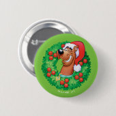 Scooby in Wreath Button (Vorne & Hinten)