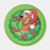 Scooby in Wreath Magnet (Vorne)