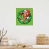 Scooby in Wreath Poster (Küche)