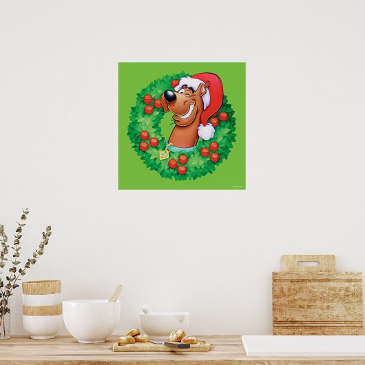 Scooby in Wreath Poster (Küche)