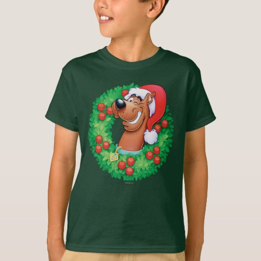 Scooby in Wreath T-Shirt (Vorderseite)