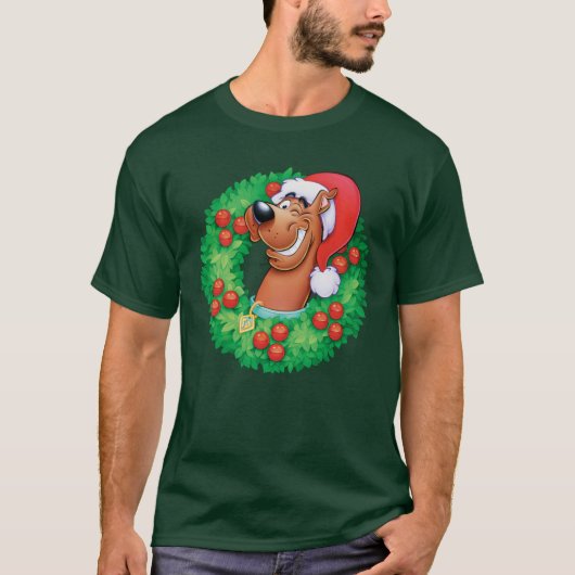 Scooby in Wreath T-Shirt (Vorderseite)