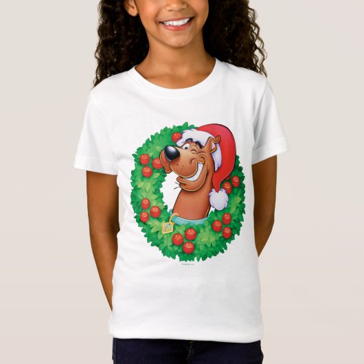 Scooby in Wreath T-Shirt (Vorderseite)