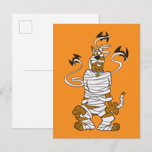 Scooby Mummy Postkarte (Vorne/Hinten)