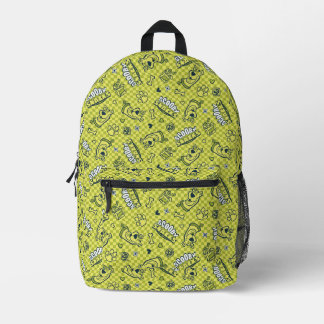 Scooby Snacks Galore Schachbrett Pattern Bedruckter Rucksack