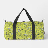 Scooby Snacks Galore Schachbrett Pattern Duffle Bag (Vorderseite)