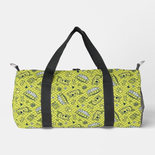 Scooby Snacks Galore Schachbrett Pattern Duffle Bag (Vorderseite)