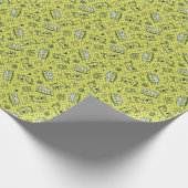 Scooby Snacks Galore Schachbrett Pattern Geschenkpapier (Ecke)