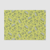 Scooby Snacks Galore Schachbrett Pattern Seidenpapier (Vorderseite)