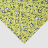 Scooby Snacks Galore Schachbrett Pattern Seidenpapier (Ausschnitt)