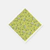 Scooby Snacks Galore Schachbrett Pattern Serviette (Ecke)